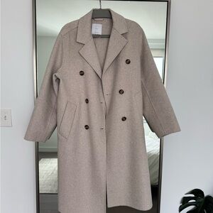Mango Handmade oversized wool coat S